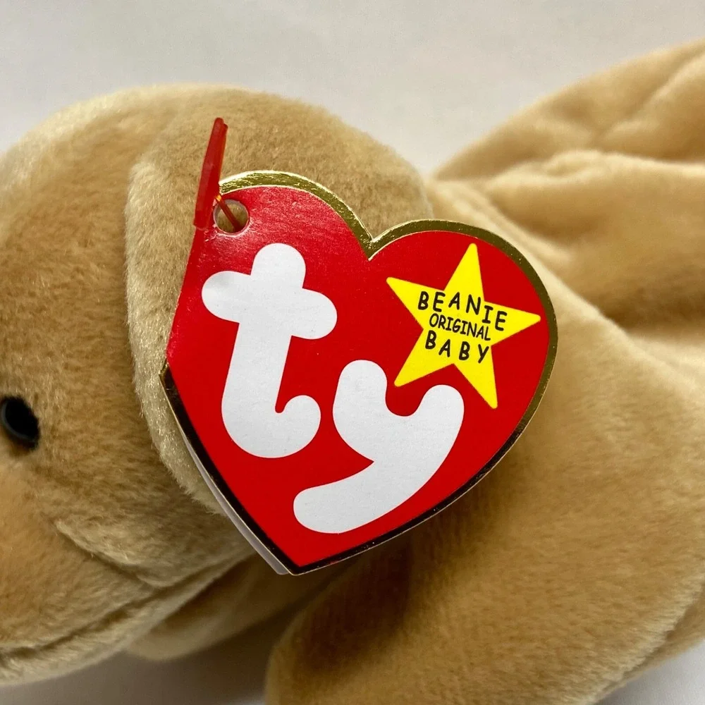 Ty Beanie Babies Fetch Golden Retriever Puppy Dog Retired 1997 1998 Tag Errors‎
